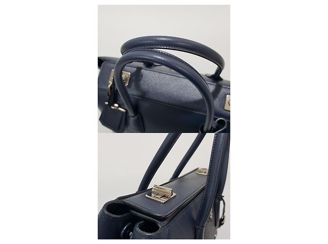 Prada Borsa Tote Quir Twin - vista 7