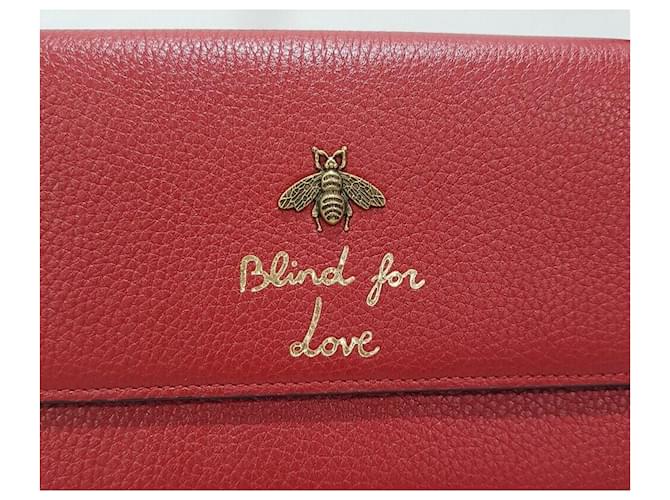 Gucci Mini borsa a tracolla Bee WOC Rosso - vista 3