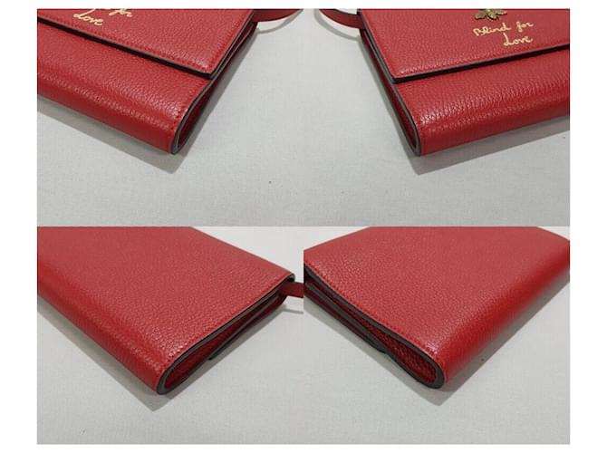 Gucci Mini borsa a tracolla Bee WOC Rosso - vista 7