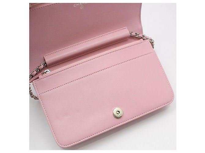Chanel Borsa a tracolla Cruise Line Crystal Silver Boy WOC Rosa - vista 8