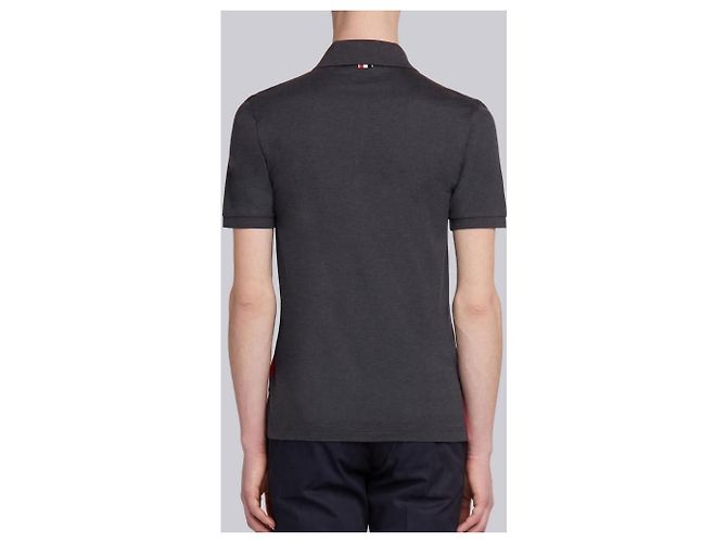 Thom Browne Classic RWB Polo Shirt Braun - Ansicht 11
