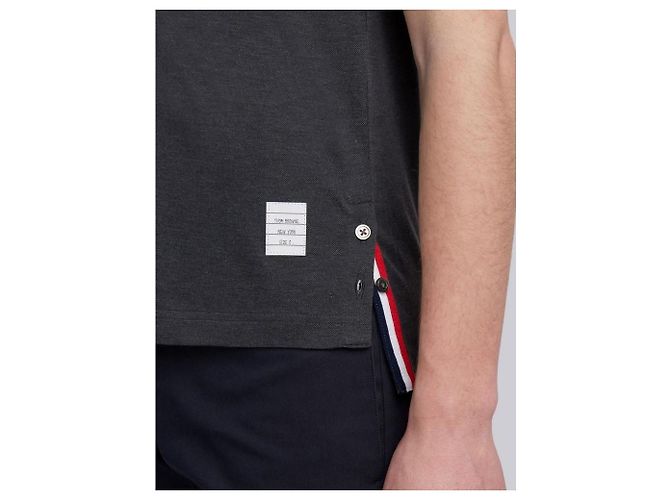 Thom Browne Classic RWB Polo Shirt Braun - Ansicht 14