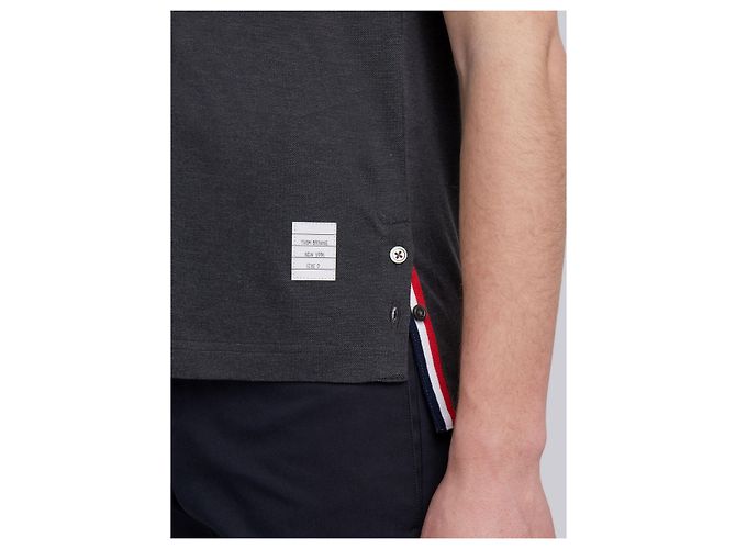 Thom Browne Classic RWB Polo Shirt Braun - Ansicht 7