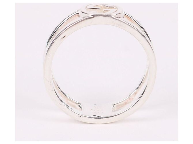 Gucci Anello Interlocking GG in argento Misura - vista 6