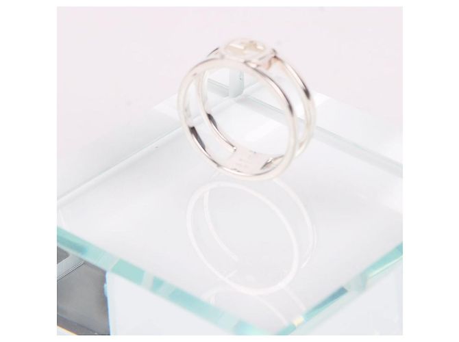 Gucci Anello Interlocking GG in argento Misura - vista 8