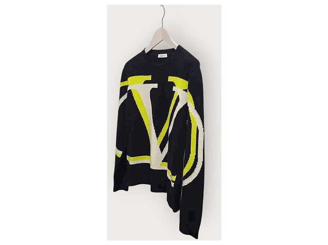 Valentino Rundstrick Black Neon Garavani Schwarz - Ansicht 2