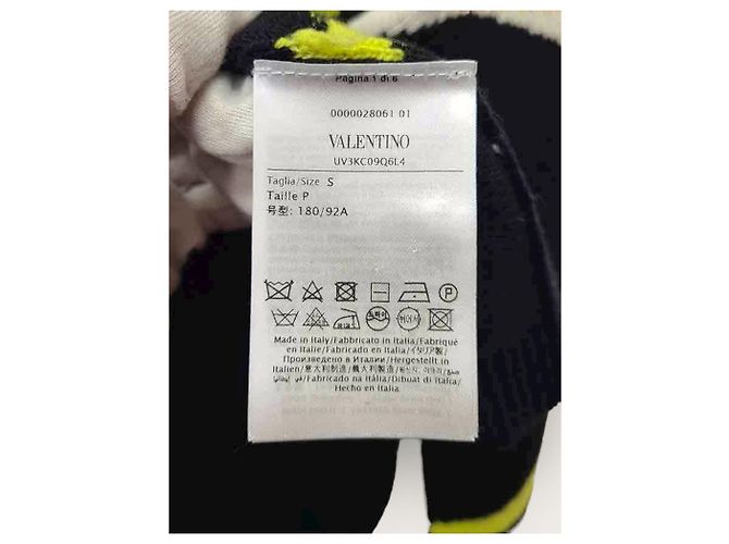 Valentino Rundstrick Black Neon Garavani Schwarz - Ansicht 4