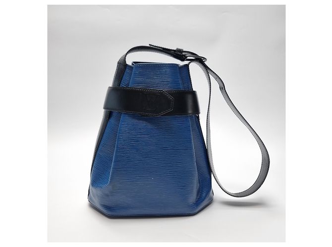 Louis Vuitton Borsa a Spalla Epi PM Bucket Bag (Grade Blue Black) - vista 2