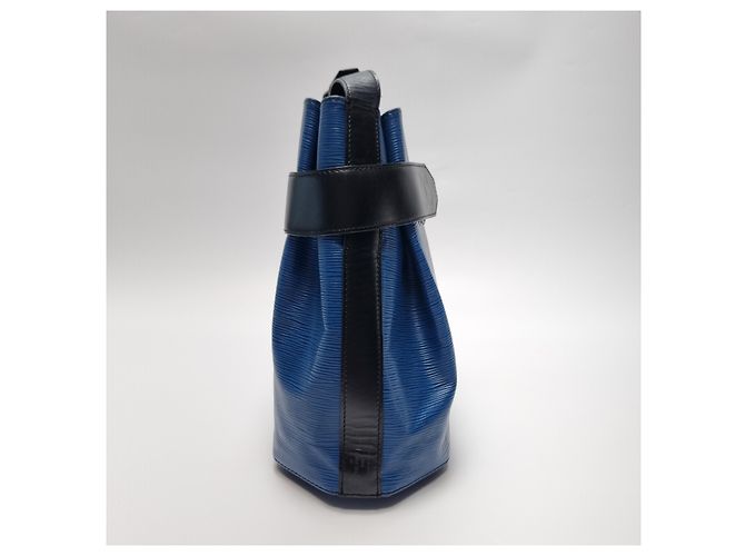 Louis Vuitton Borsa a Spalla Epi PM Bucket Bag (Grade Blue Black) - vista 8