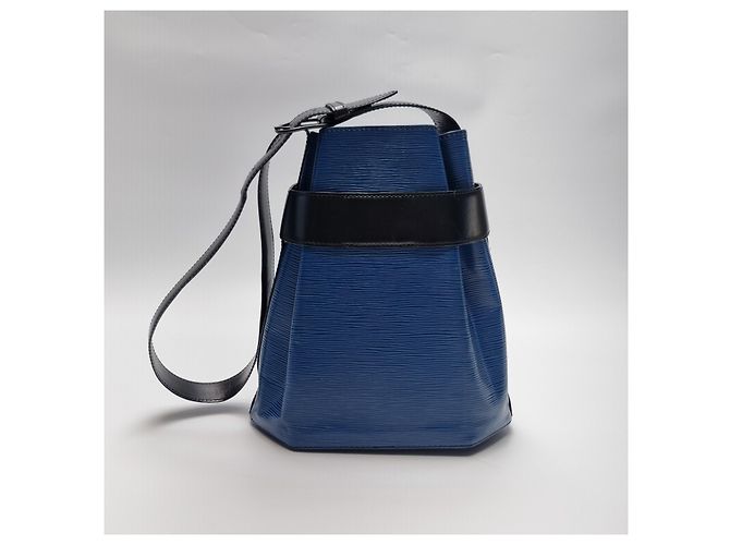 Louis Vuitton Borsa a Spalla Epi PM Bucket Bag (Grade Blue Black) - vista 9