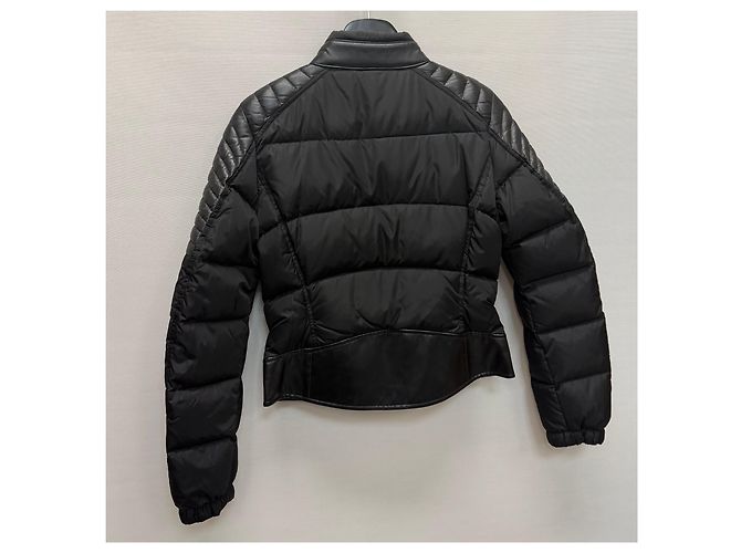 Moncler Clematis Juboto Lederjacke mit Daunenfüllung Mehrfarben - Ansicht 7