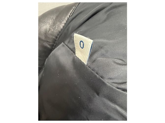 Moncler Clematis Juboto Lederjacke mit Daunenfüllung Mehrfarben - Ansicht 8