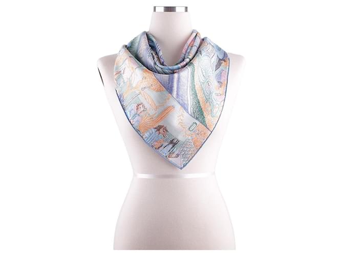 Hermès Sciarpa City of Light Multicolore - vista 13