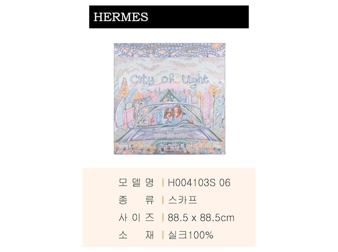 Hermès Sciarpa City of Light Multicolore - vista 3