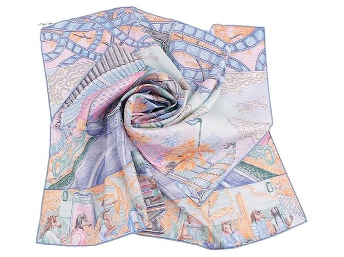 Hermès Sciarpa City of Light Multicolore - vista 9