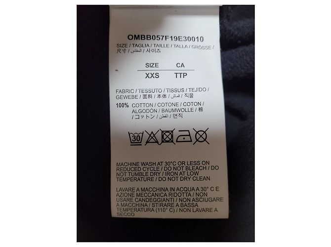 Off White Oversized-Kapuzenpullover aus schwarzem Acryl mit Pfeil-Motiv - Ansicht 5