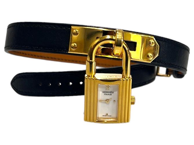 Hermès Kelly Gold Double Strap Damenuhr Golden - Ansicht 3