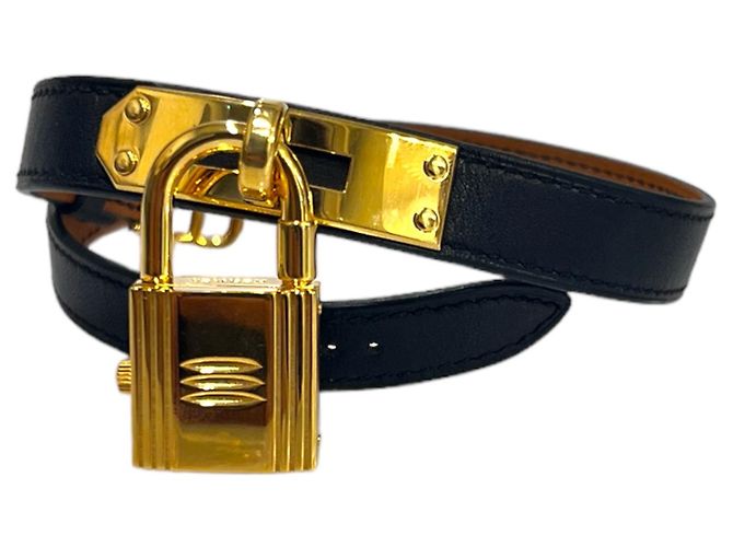 Hermès Kelly Gold Double Strap Damenuhr Golden - Ansicht 4