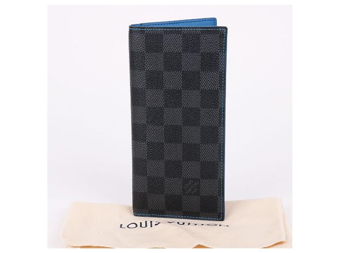 Louis Vuitton Damier Graphite Brazza Wallet Blue - view 11