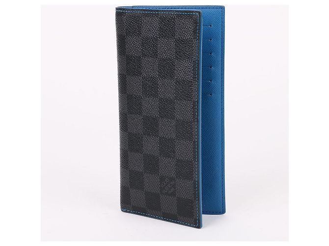 Louis Vuitton Damier Graphite Brazza Wallet Blue - view 3