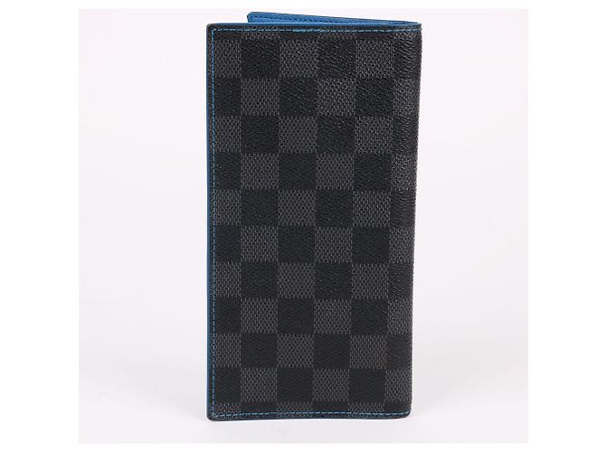 Louis Vuitton Damier Graphite Brazza Wallet Blue - view 4
