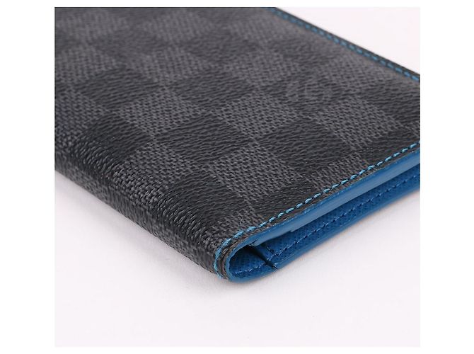 Louis Vuitton Damier Graphite Brazza Wallet Blue - view 7