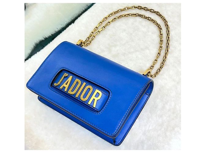 Borsa a Spalla con Catena Christian Dior J'adore Gold Blue - vista 2