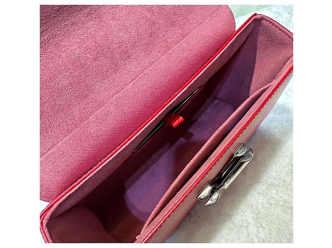 Louis Vuitton Borsa a tracolla e a spalla Epi Twist MM Red Rosso - vista 7