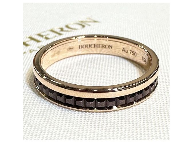 Boucheron Quattro Classic Ehering Roségold Pink - Ansicht 3
