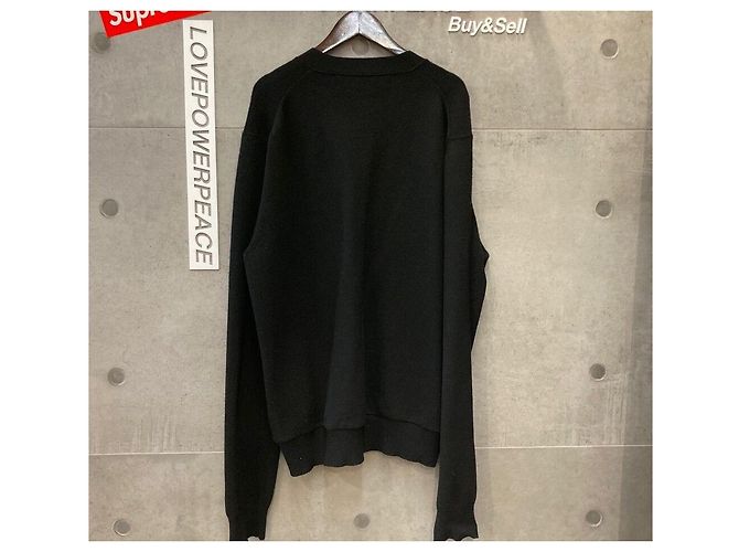 Comme Des Garcons Cardigan XL Play Goldheart Nero - vista 2
