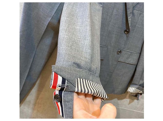 Thom Browne Wool Suit Set Gray - view 5