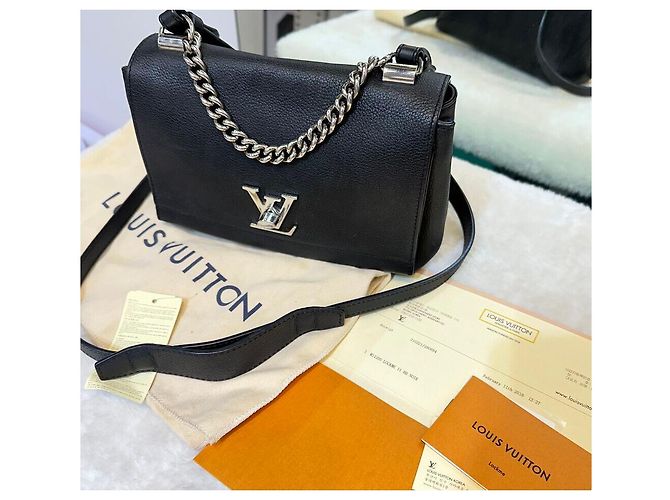 Louis Vuitton Borsa a tracolla Lockme BB Black Nero - vista 6
