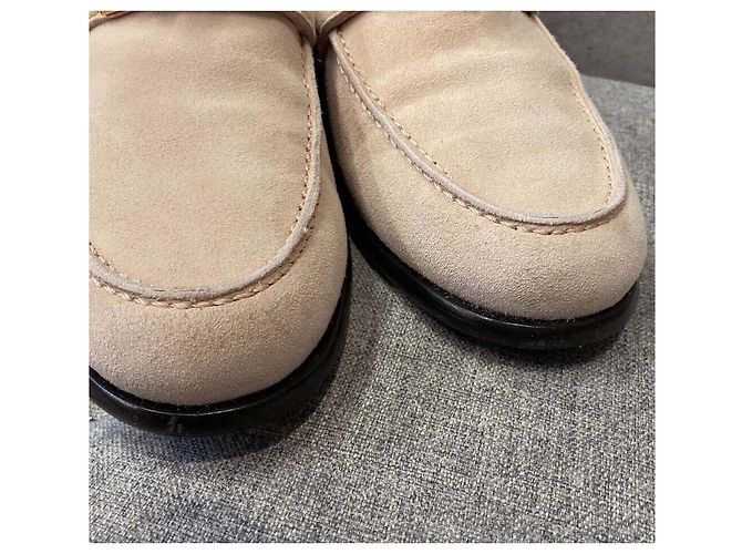 Kelly Hermès Mocassino Destin in scamosciato con accenti rosa e oro - vista 2