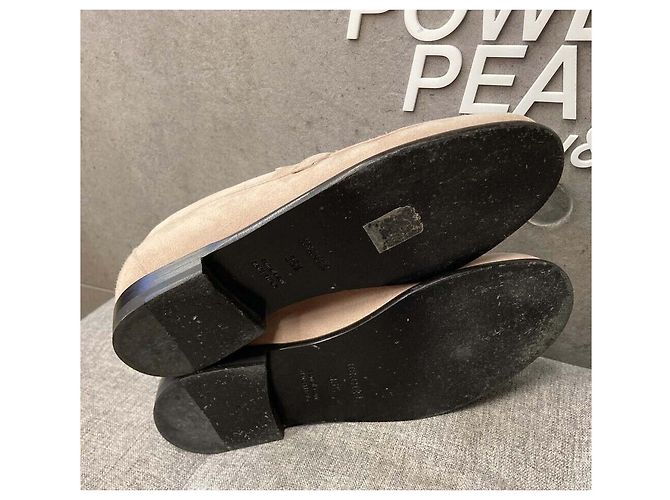 Kelly Hermès Mocassino Destin in scamosciato con accenti rosa e oro - vista 6