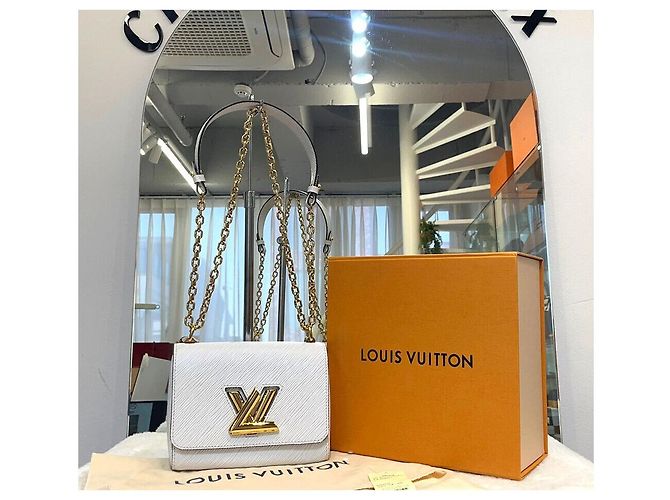 Louis Vuitton Borsa a Spalla con Catena Epi Twist PM White Bianco - vista 2