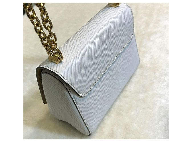 Louis Vuitton Borsa a Spalla con Catena Epi Twist PM White Bianco - vista 6