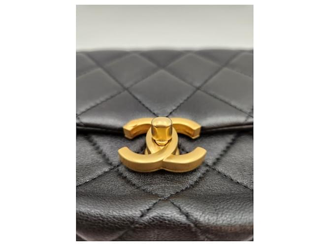 Chanel Borsa con patta e catena Nero - vista 14