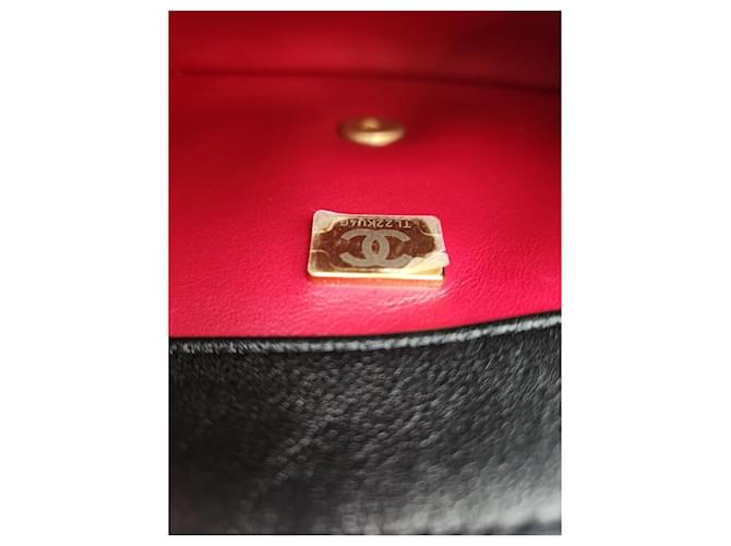 Chanel Borsa con patta e catena Nero - vista 17