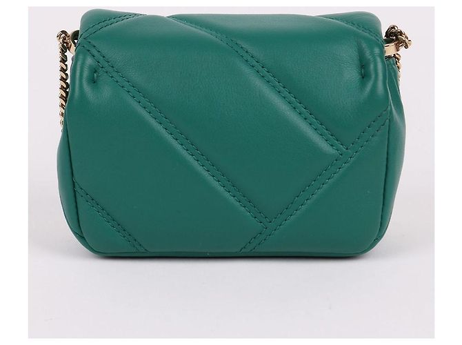 Bulgari Borsa a tracolla Nano Serpenti in tonalità oro Verde - vista 6