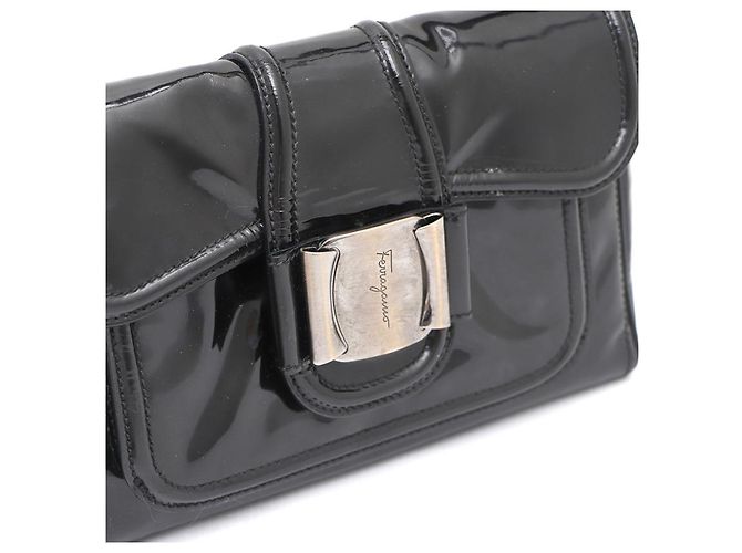 Salvatore Ferragamo Mini borsa a tracolla Nero - vista 15