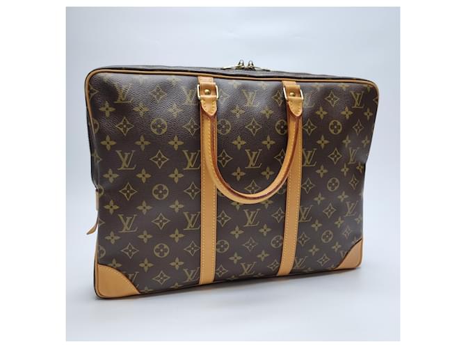 Louis Vuitton Portadocumenti Monogram Briefcase (Grade Unisex) Marrone - vista 10