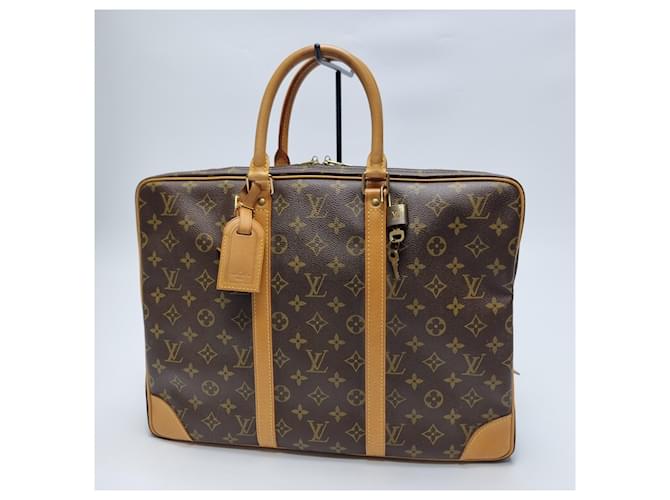 Louis Vuitton Portadocumenti Monogram Briefcase (Grade Unisex) Marrone - vista 3