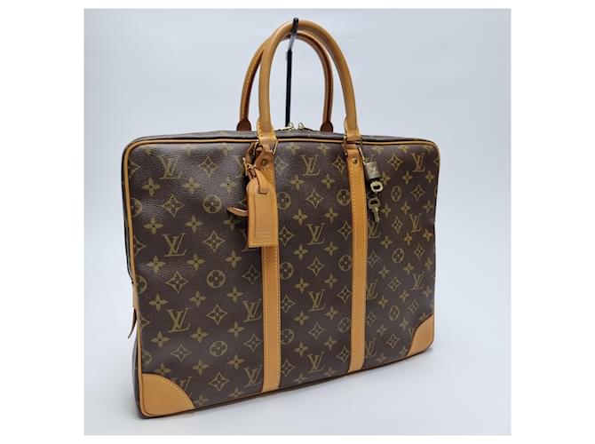 Louis Vuitton Portadocumenti Monogram Briefcase (Grade Unisex) Marrone - vista 5