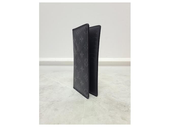 Louis Vuitton Eclipse Monogram Brazza Wallet Black - view 2