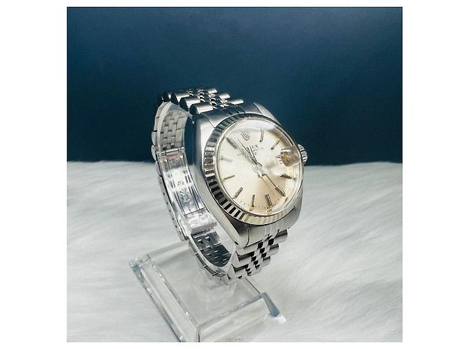 Rolex Orologio vintage in acciaio Oyster da donna - vista 2