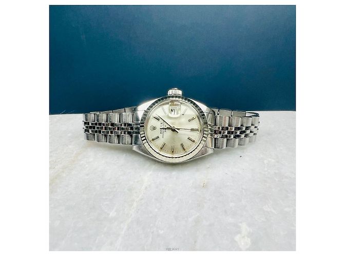 Rolex Orologio vintage in acciaio Oyster da donna - vista 4