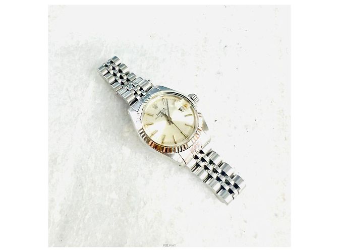 Rolex Orologio vintage in acciaio Oyster da donna - vista 7