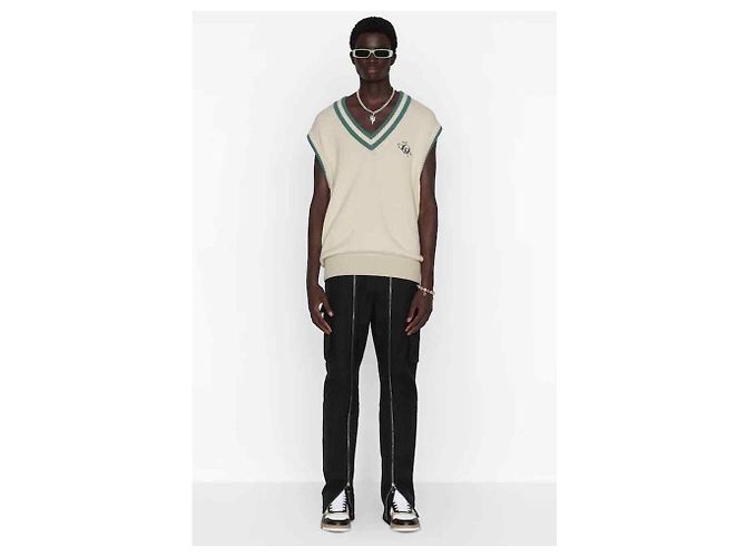 Oversized Cashmere-Weste Dior CACTUS JACK XL Weiß - Ansicht 11