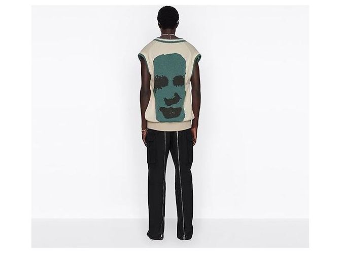 Oversized Cashmere-Weste Dior CACTUS JACK XL Weiß - Ansicht 12