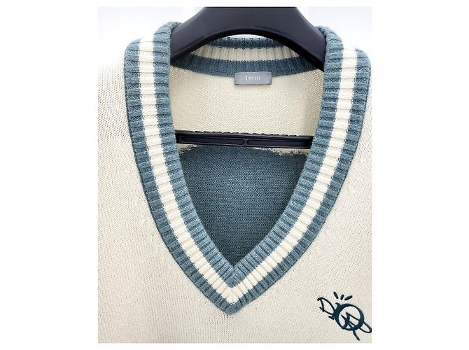 Oversized Cashmere-Weste Dior CACTUS JACK XL Weiß - Ansicht 5